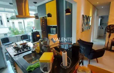 Apartamento com 3 dormitórios à venda, 97 m² por r$ 580.000,00 - pompéia - santos/sp