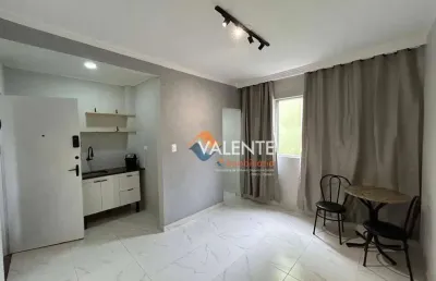 Kitnet com 1 dormitório para alugar, 29 m² por r$ 1.300,00/mês - ocian - praia grande/sp