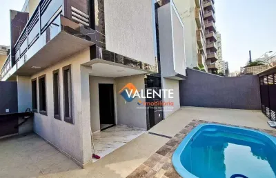 Sobrado com 3 dormitórios, 86 m² - venda por r$ 849.000,00 ou aluguel por r$ 6.000,00/mês - tupi - praia grande/sp
