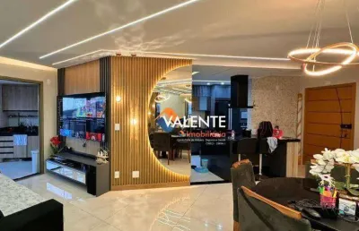 Cobertura mobiliada com 2 dormitórios e varanda gourmet à venda, 103 m² por r$ 1.150.000 - canto do forte - praia grande/sp