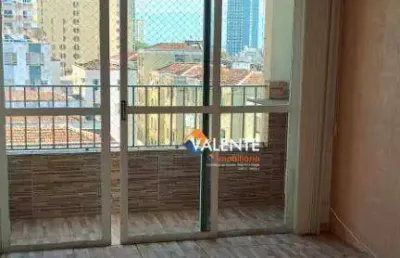 Apartamento com 2 dormitórios à venda, 80 m² por r$ 415.000,00 - centro - são vicente/sp