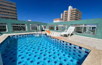 Apartamento com 1 dormitório à venda, 32 m² por r$ 285.000,00 - boqueirão - praia grande/sp