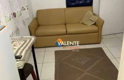 Kitnet mobiliada com 1 dormitório, 22 m² - venda por r$ 135.000 ou aluguel por r$ 1.300/mês - vila tupi - praia grande/sp