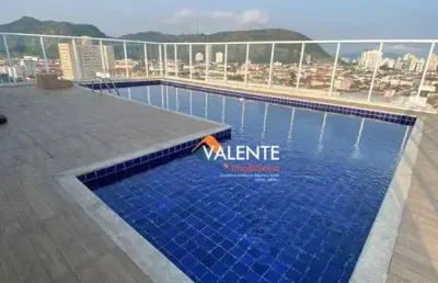 Apartamento com 2 quartos para alugar na Rua Aviador Ribeiro, Vila Cascatinha, São Vicente