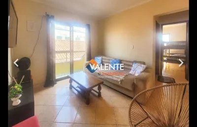 Apartamento mobiliado com 1 dormitório à venda, 42 m² por r$ 245.000 - aviação - praia grande/sp