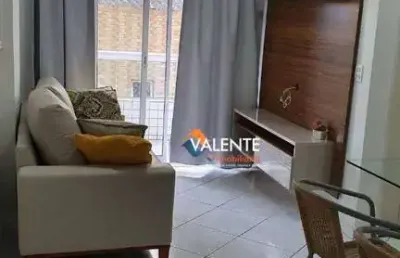 Apartamento com 2 dormitórios para alugar, 55 m² por r$ 3.200,00/mês - canto do forte - praia grande/sp