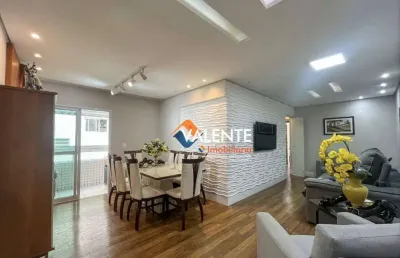 Apartamento com 3 dormitórios à venda, 123 m² por r$ 850.000,00 - vila guilhermina - praia grande/sp