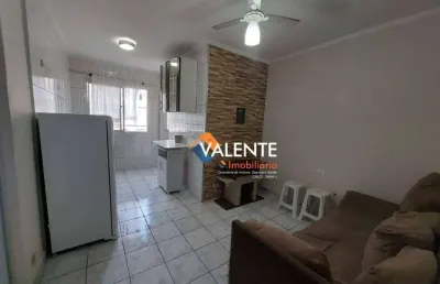 Apartamento mobiliado com 1 dormitório, 43 m² - venda por r$ 245.000 ou aluguel por r$ 1.650/mês - tupi - praia grande/sp