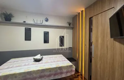 Apartamento quadra mar no edifício acácias em balneário camboriú