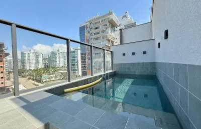 Cobertura duplex quadra mar no edifício cala d`or  - praia brava, itajaí/sc