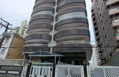 Apartamento 02 dormitórios na tupi com 101 m² a duas quadras da praia