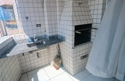 Apartamento  na aviação com 02 dormitórios , churrasqueira na sacada e lazer