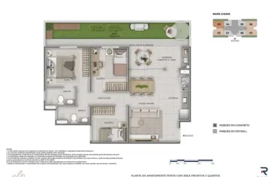 Apartamento à venda no elo paradise com 2 quartos e 56m²