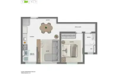 Apartamento à venda no mirante estoril - t3 com 2 quartos e 51m²
