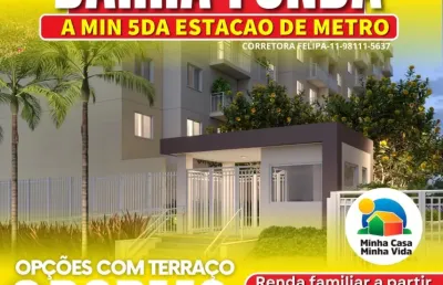 Apartamentos com 1 e 2 dorm. a 5 minutos do metrô barra funda!