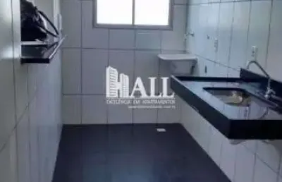 Apartamento com 2 dorms, rios di itália, são josé do rio preto - r$ 158 mil, cod: 2085