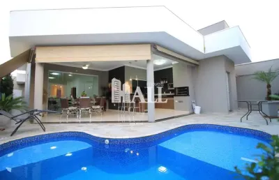 Casa em condomínio fechado com 3 quartos à venda na Avenida Cecconi e Gerosa, Loteamento Recanto do Lago, São José do Rio Preto