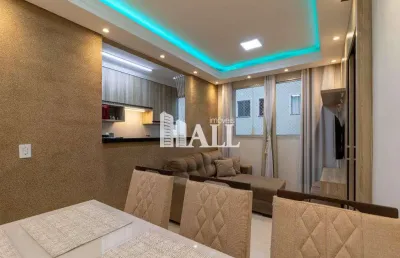 Apartamento com 2 dorms, rios di itália, são josé do rio preto - r$ 205 mil, cod: 8372