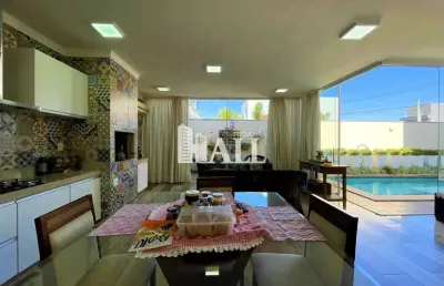 Casa de condomínio com 4 dorms, loteamento recanto do lago, são josé do rio preto - r$ 1.88 mi, cod: 8474