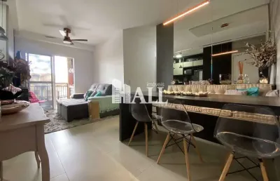 Apartamento com 3 dorms, parque residencial comendador mançor daud, são josé do rio preto - r$ 585 mil, cod: 8587