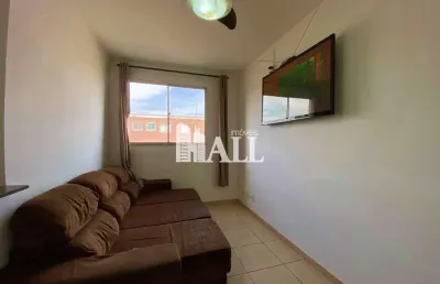 Apartamento com 2 dorms, parque das flores ii, são josé do rio preto - r$ 160 mil, cod: 8967