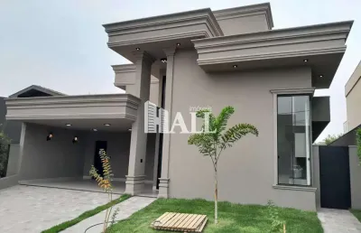 Casa em condomínio fechado com 3 quartos à venda na Alameda Antonio Donizete Fontes, Parque Residencial Damha VI, São José do Rio Preto