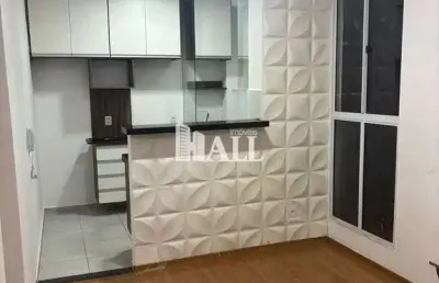 Apartamento com 2 quartos, loteamento clube v, rio preto