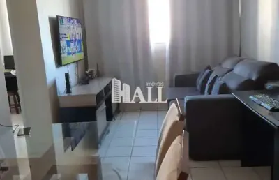 Apartamento com 2 quartos, residencial macedo teles i, são josé do rio preto - r$ 165 mil, cod: 16321