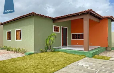Casa com 3 dormitórios à venda, 105 m² por r$ 430.000,00 - urucunema - eusébio/ce