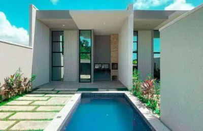 Casa com 3 dormitórios à venda, 115 m² por r$ 450.000,00 - precabura - eusébio/ce