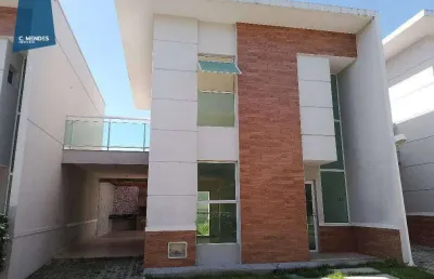 Casa para alugar, 138 m² por r$ 4.821,00/mês - mangabeira - eusébio/ce