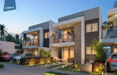 Casa com 4 dormitórios à venda, 131 m² por r$ 699.000,00 - pires façanha - eusébio/ce