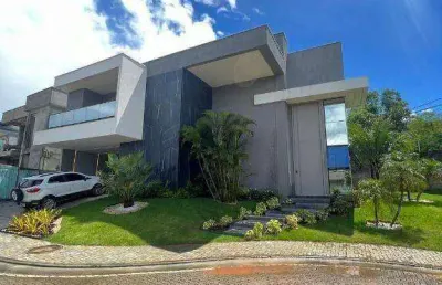 Casa com 4 dormitórios à venda, 410 m² por r$ 3.800.001,00 - centro - eusébio/ce