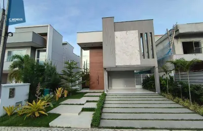 Casa com 3 dormitórios à venda, 213 m² por r$ 1.390.000,00 - cidade alpha - eusébio/ce