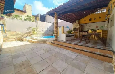 Casa com 4 dormitórios à venda, 215 m² por r$ 880.000 - parque manibura - fortaleza/ce
