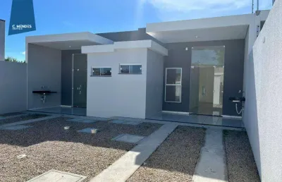 Casa com 2 dormitórios à venda, 64 m² por r$ 290.000,00 - encantada - eusébio/ce