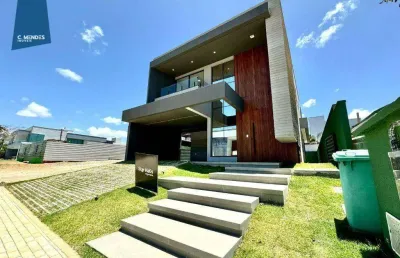 Casa com 4 dormitórios à venda, 266 m² por r$ 1.690.000,00 - condomínio alphaville fortaleza residencial - eusébio/ce