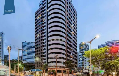 Apartamento com 1 dormitório à venda, 62 m² por r$ 650.000,00 - meireles - fortaleza/ce