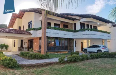 Casa com 5 dormitórios à venda, 470 m² por r$ 3.200.000,00 - engenheiro luciano cavalcante - fortaleza/ce