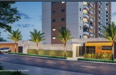 Lançamento na av. maurilio biagi  60,75m² - 62,25m² com 2 quartos sendo 1 suíte.