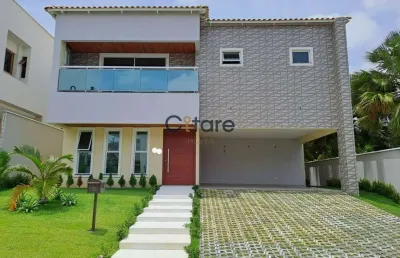 Casa em condomínio fechado com 5 quartos à venda na avenida litorânea, 2040, cararu, eusébio por r$ 4.000.000