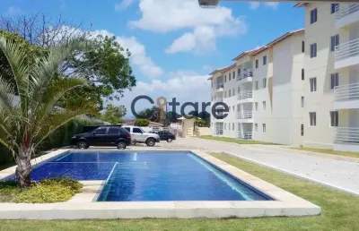 Apartamento com 3 quartos à venda na ezequiel campina, 975, tamatanduba, eusébio por r$ 258.000