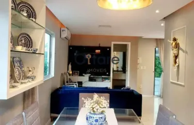 Casa em condomínio fechado com 5 quartos à venda na rua plínio monteiro, 50, engenheiro luciano cavalcante, fortaleza por r$ 670.000