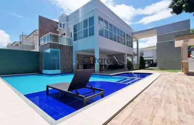 Casa em condomínio fechado com 4 quartos à venda na nossa senhora de nazaré, 385, pedras, eusébio por r$ 885.000