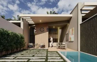 Casa com 3 quartos à venda na francisco alves ribeiro, 350, jangurussu, fortaleza por r$ 435.000