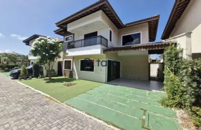 Casa em condomínio fechado com 4 quartos à venda na clóvis beviláqua, 100, edson queiroz, fortaleza por r$ 1.100.000