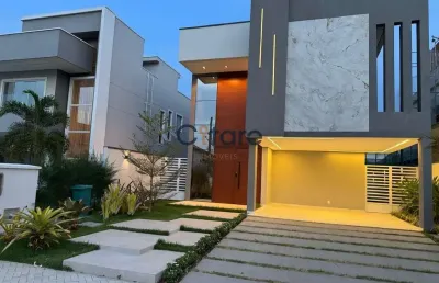 Casa em condomínio fechado com 3 quartos à venda na do forte, 5, cidade alpha, eusébio por r$ 1.390.000