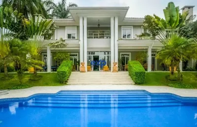 Casa em condomínio fechado com 5 quartos à venda na estrada municipal do embu, 1550, jardim torino, cotia por r$ 15.000.000