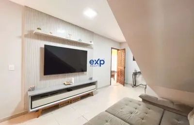 Casa em condomínio fechado com 5 quartos à venda na rua gerhard heinrichs, 554, xaxim, curitiba por r$ 629.900