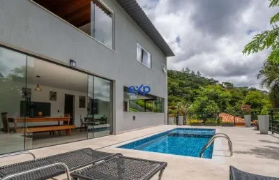 Casa em condomínio fechado com 5 quartos à venda na das arcas, 2561, itaipava, petrópolis por r$ 3.400.000